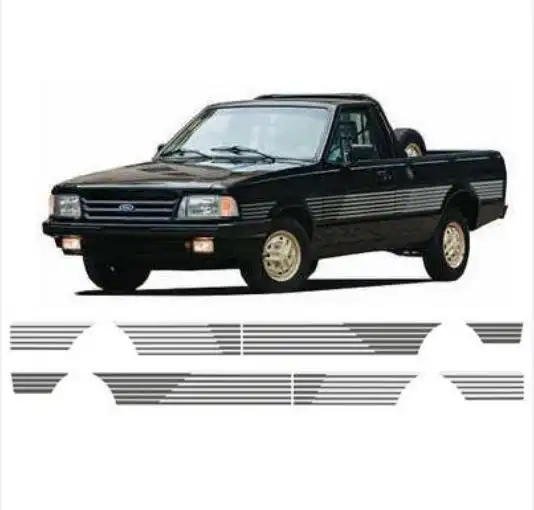 FAIXA LATERAL PAMPA 90 - PRATA / GRAFITE