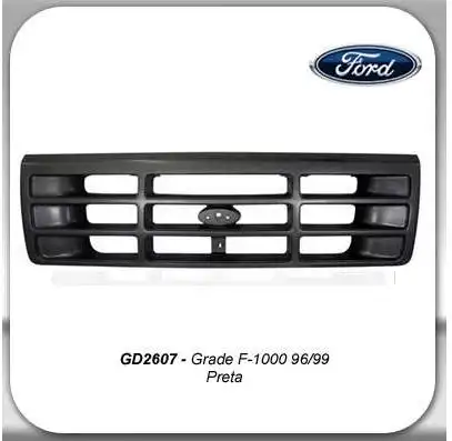 GRADE RADIADOR F-1000 1997 A 1999 PRETA S/EMBLEMA