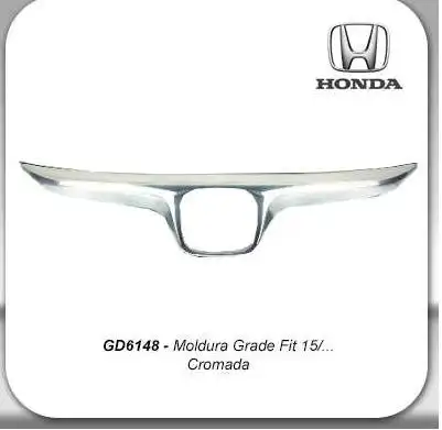 MOLDURA GRADE RADIADOR HONDA FIT 15/