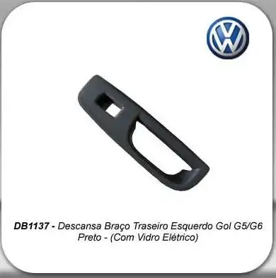 DESCANSA BRACO TRAS GOL G5 G6 VIDRO ELETRICO ESQ GRAFITE