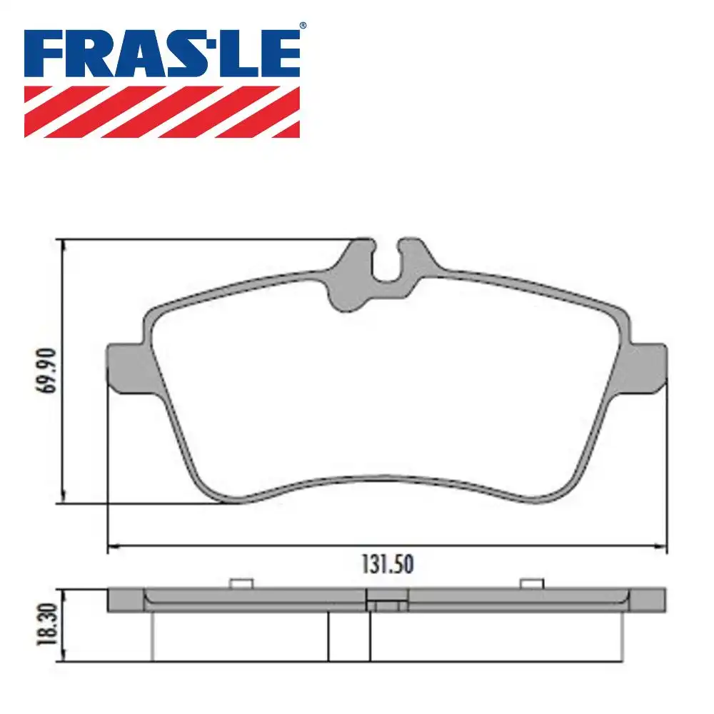 PASTILHA FREIO DIANTEIRA MERCEDES CLASSE A200 1.6 16V 2013 A