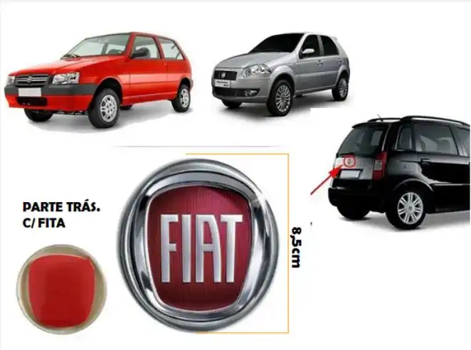 EMBLEMA GRADE FIAT UNO PALIO SIENA 08/ MALA IDEA PUNTO 08