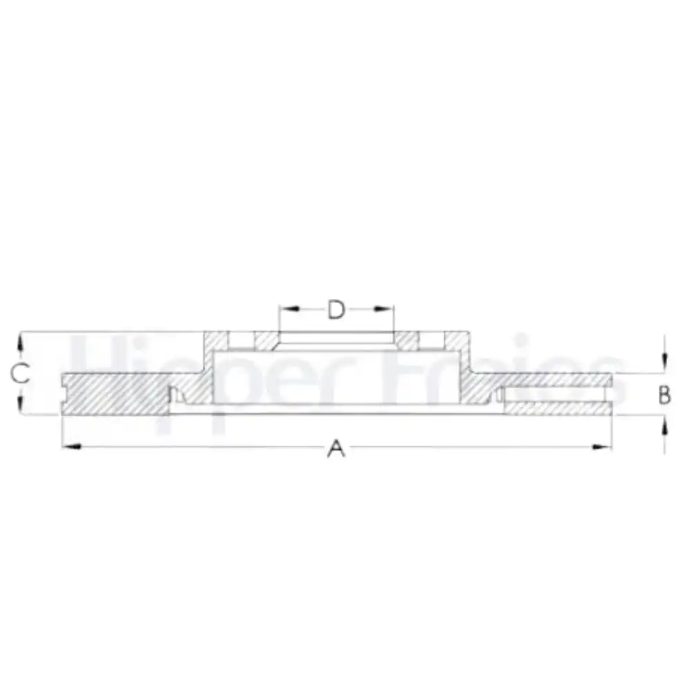 DISCO FREIO DIANTEIRO KIA MOHAVE 3.0 3.8 TODAS