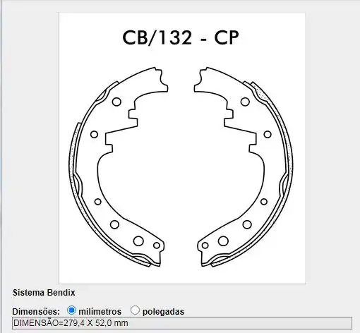 SAPATAS FREIO S-10 4X2 4CIL 94/  BLAZER 4X2 95/ BLAZER 4X4