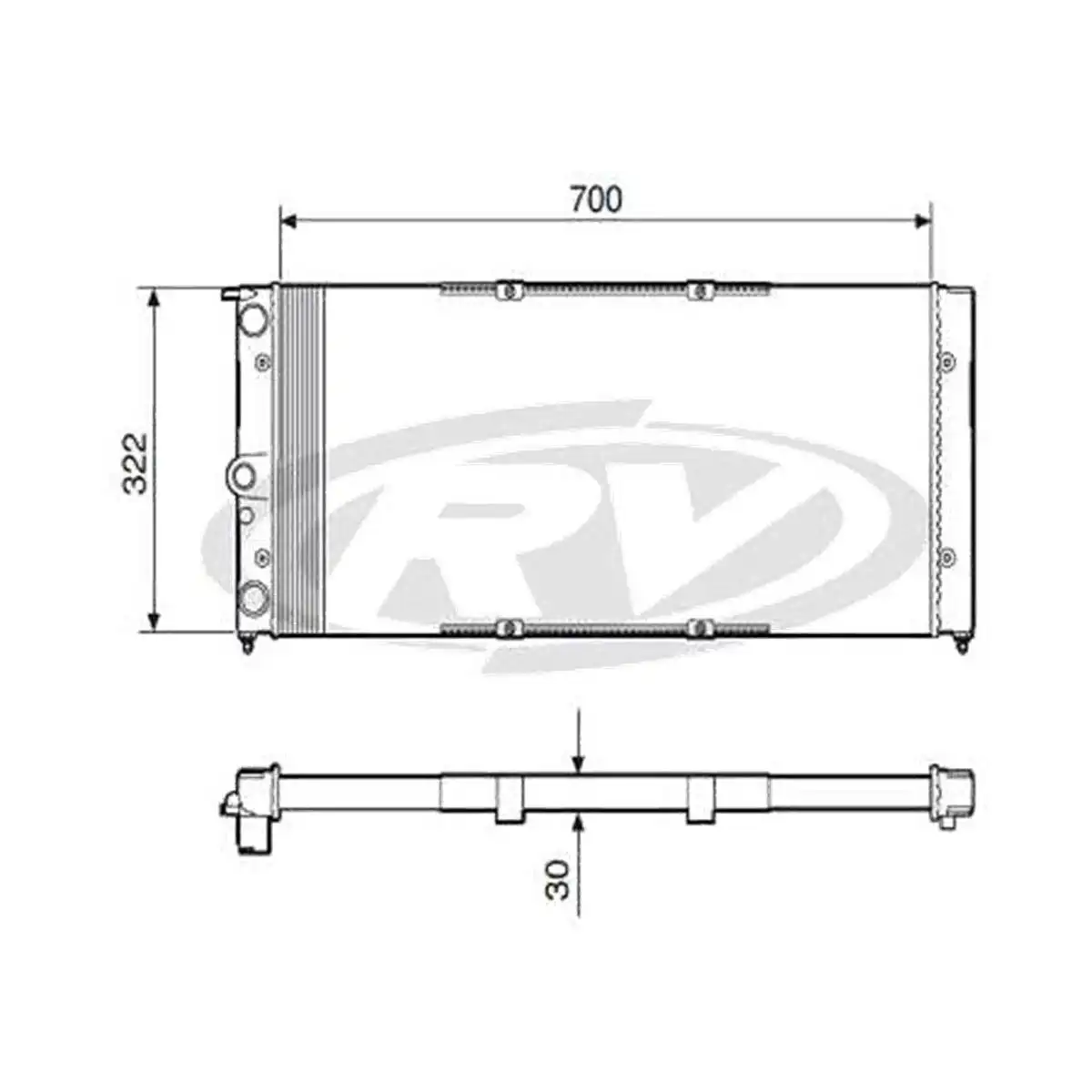RADIADOR SANTANA VERSAILLES 95 C/AR CONDICIONADO