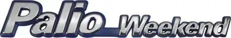 EMBLEMA FIAT "PALIO WEEKEND" FUNDO AZUL