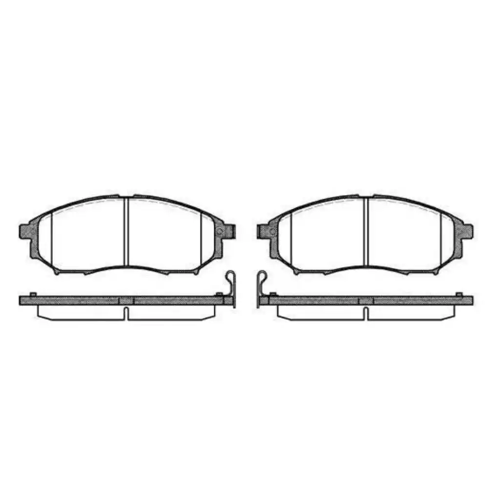 PASTILHA FREIO TRAS NISSAN FRONTIER 2.5 2008 A 2012