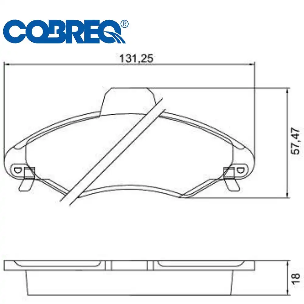 PASTILHA FREIO DIANTEIRA ESCORT II SISTEMA BOSCH