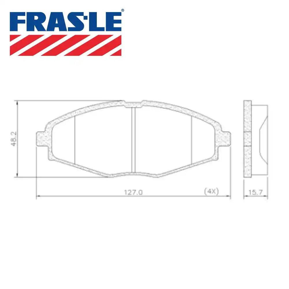 PASTILHA FREIO DIANTEIRA CHERY QQ 1.1 16V 2011 ACIMA