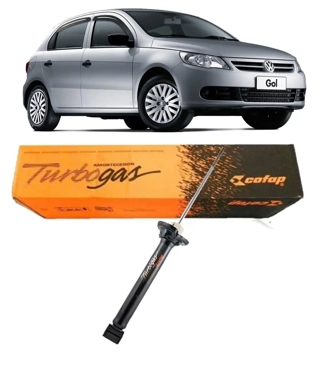 AMORTECEDOR TRASEIRO GOL G5 G6 G7 G8 2008 A 2022