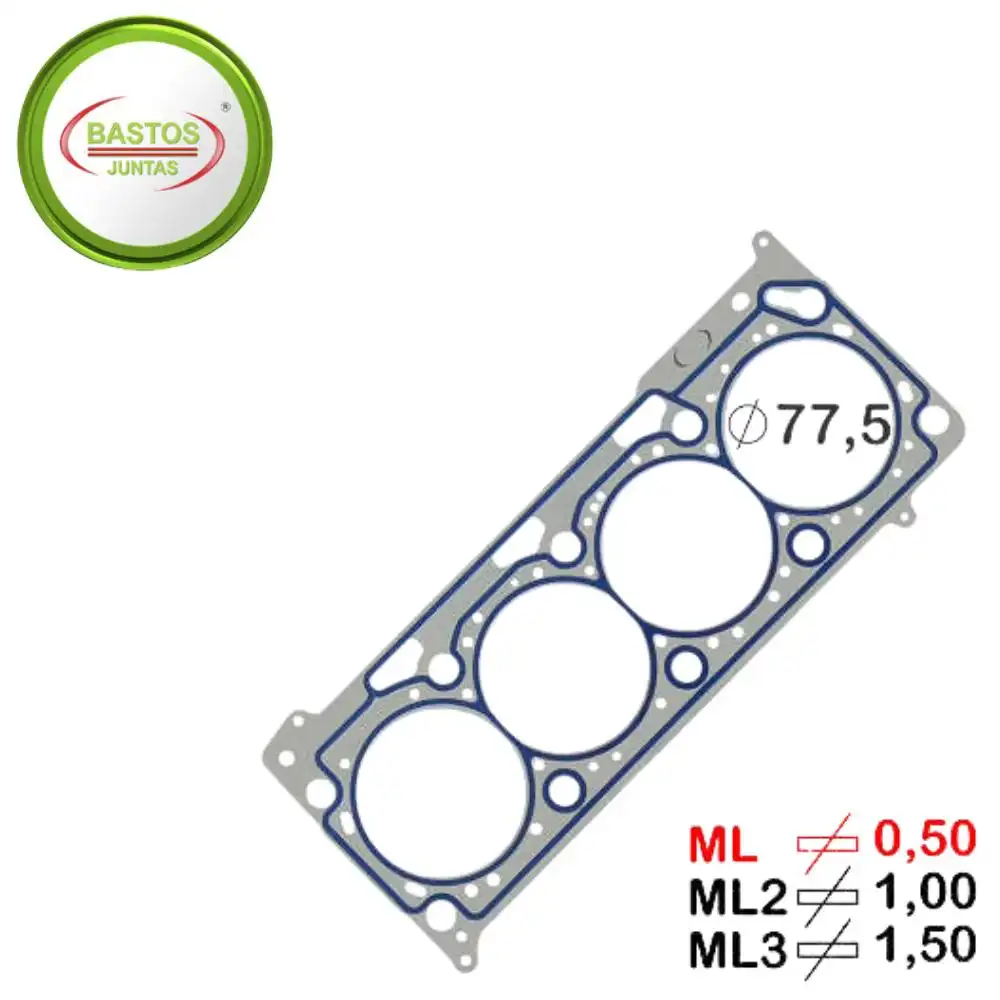 JUNTA CABECOTE GOL G5 1.6 8V EA111 2008 A 2014 METAL