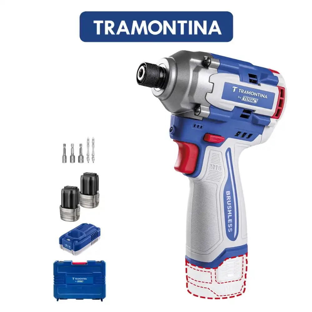 PARAFUSADEIRA DE IMPACTO 1/4 (6,35MM) 16V 170N.M BRUSHLESS