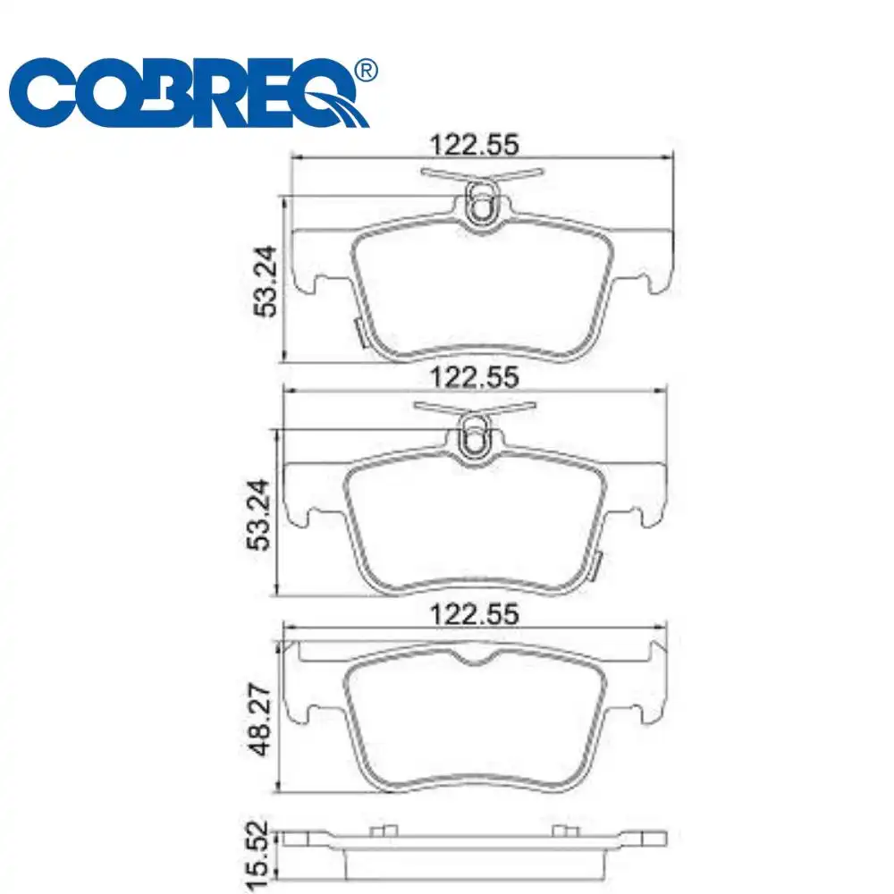 PASTILHA FREIO TRASEIRA HONDA CIVIC 2.0 16V 2017/