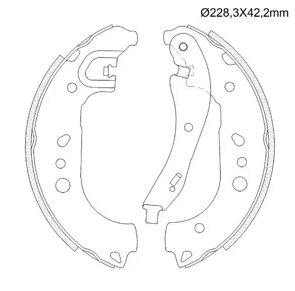 SAPATAS FREIO POLO 2017 A 2024