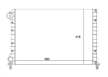 RADIADOR FIAT DOBLO 1.3 1.4 1.6 1.8 16V 2001/