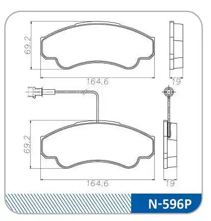 PASTILHA FREIO DIANTEIRA FIAT DUCATO 2.8 2002/