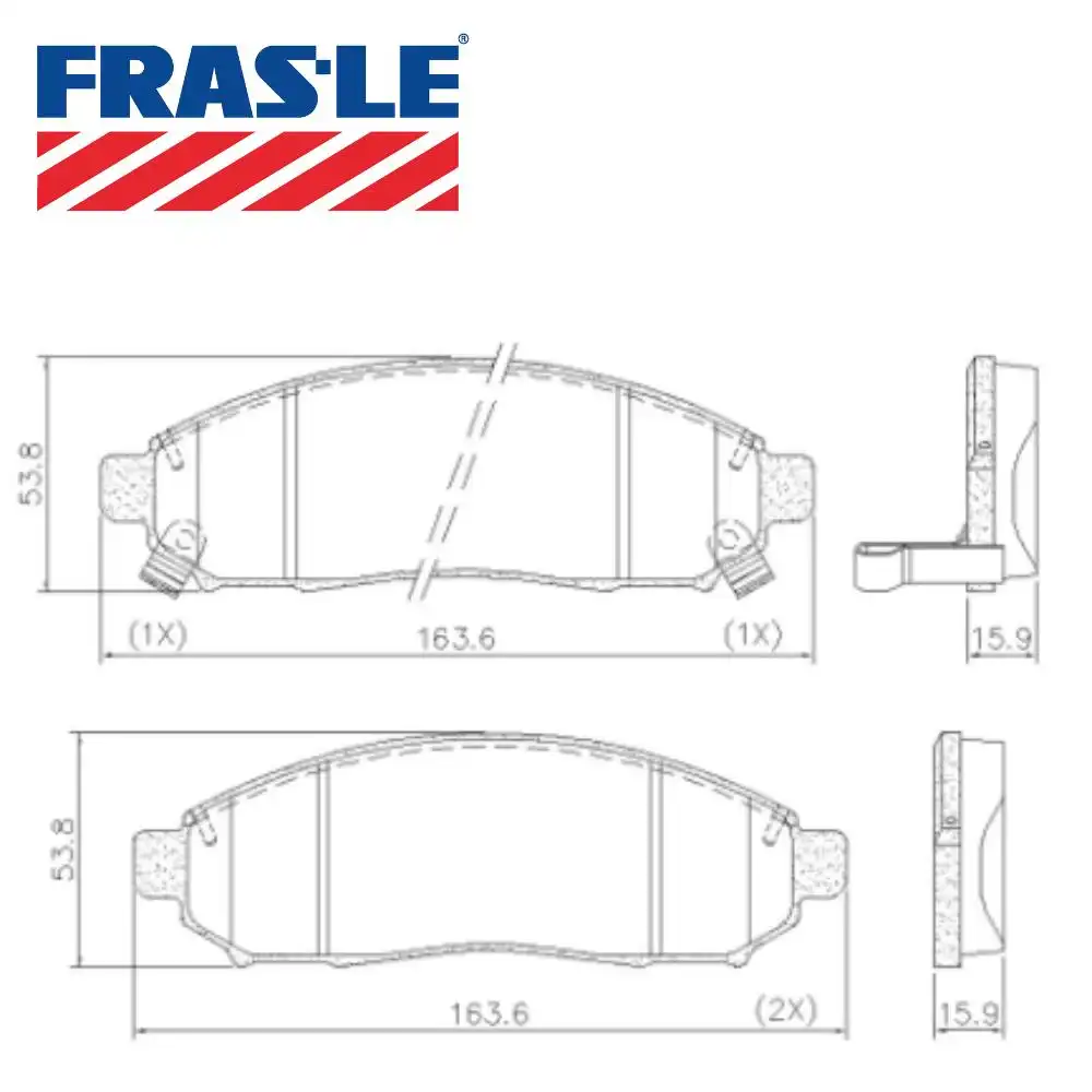 PASTILHA FREIO DIANTEIRA NISSAN FRONTIER 2.5 16V 2008 A 2016