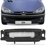 PARACHOQUE DIANT PEUGEOT 206 99/03 PRETO LISO C/FURO