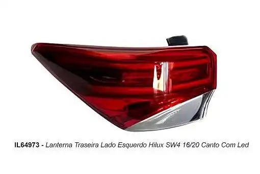 SINAL TRAS TOYOTA HILUX SW4 2016 A 2020 C/LED CANTO