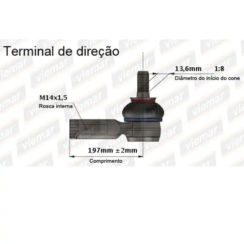 PONTEIRA DIRECAO HONDA CIVIC 2012 A 2016 DIR