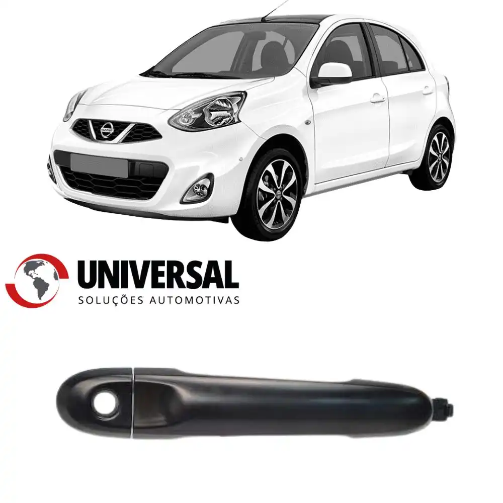 MACANETA EXT NISSAN MARCH 2011 A 2014 DIANT ESQ