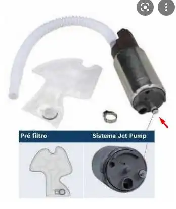 BOMBA COMBUSTIVEL INJEÇÃO FIESTA 2002 A 2010 3BAR