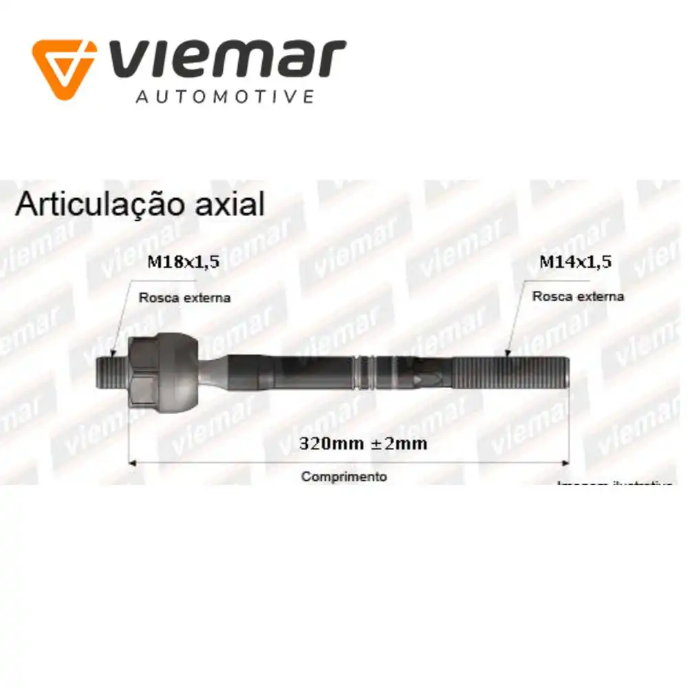 BARRA AXIAL S-10 12/ TRAILBLAZER 12/