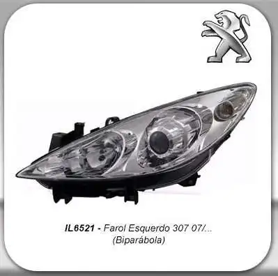 FAROL PEUGEOT 307 07/ ESQ