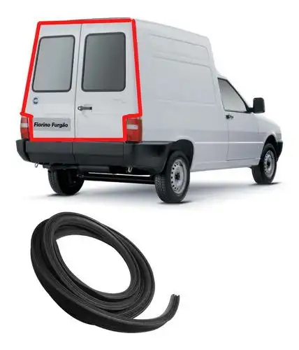 BORRACHA TAMPA TRAS FIAT FIORINO 88/ (4,85MT)