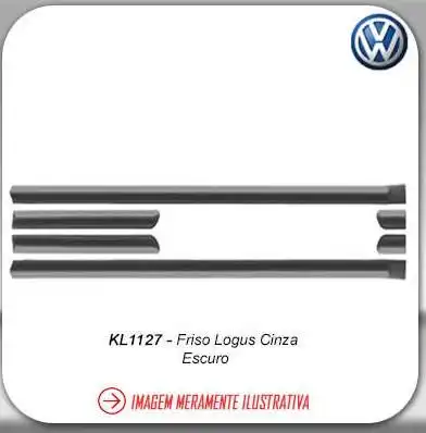 FRISO LATERAL LOGUS CINZA ESCURO