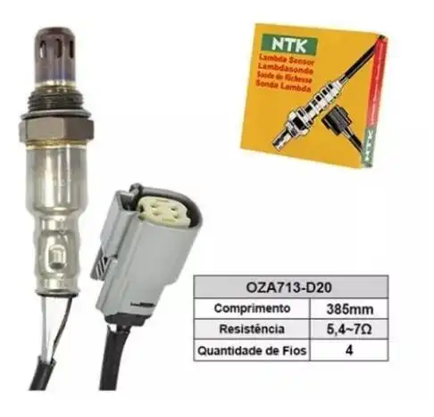 SONDA LAMBDA FORD FIESTA 1.5/1.6 16V 2015 A 2018 4 FIOS