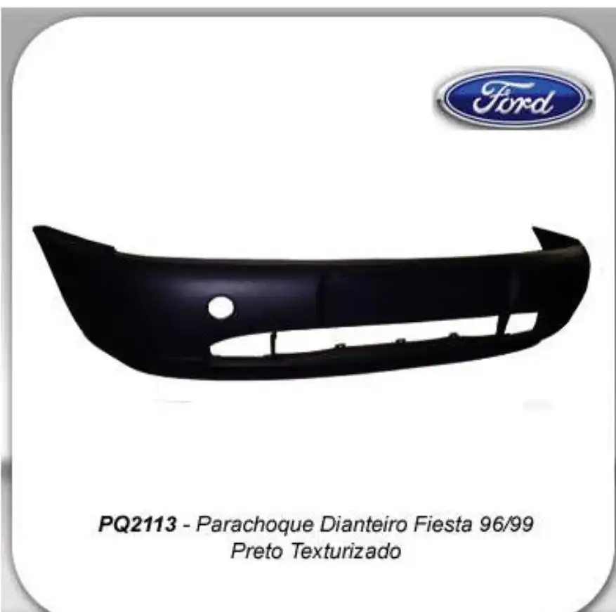 PARACHOQUE DIANT FIESTA 96/99 PRETO TEXTURIZADO
