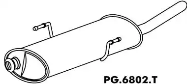 SILENC TRAS PEUGEOT 306 1.4 1.6 1.8 94/