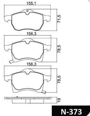 PASTILHA FREIO DIANTEIRA VECTRA 2.0 2.4 2010/