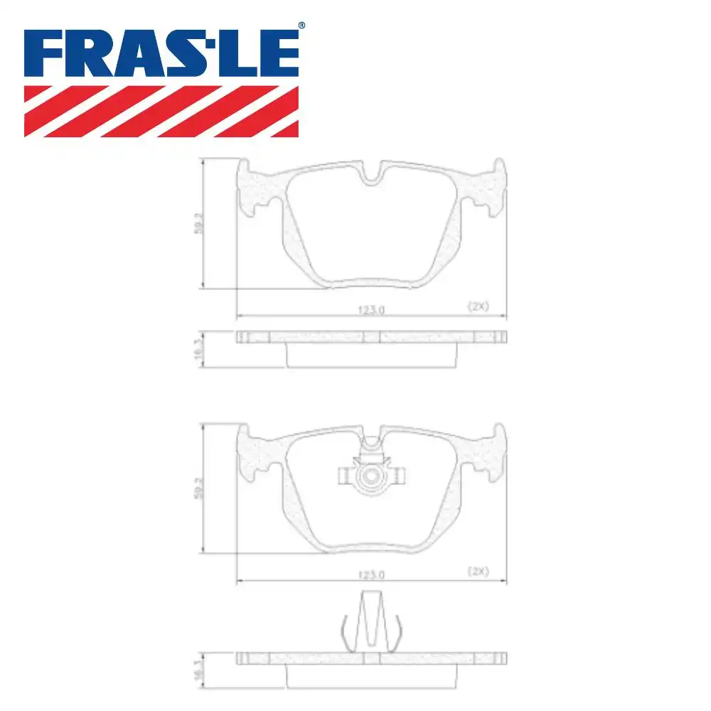 PASTILHA FREIO TRASEIRA BMW X5 4.8 32V 2006 A 2008