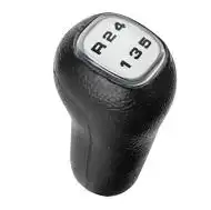 MANOPLA ALAVANCA CAMBIO F-1000 92/95 PRETA/PRATA 5 MARCHAS R