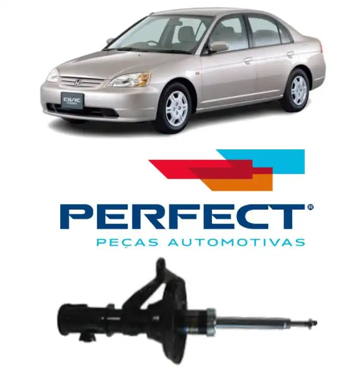 AMORTECEDOR DIANTEIRO HONDA CIVIC 2003 A 2005 ESQUERDO