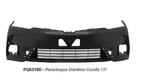 PARACHOQUE DIANTEIRO TOYOTA COROLLA 2018 A 2019 PRETO # AVAR