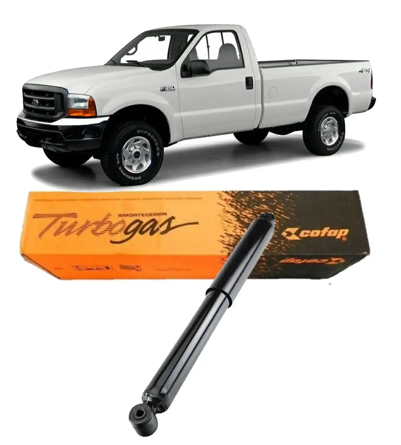 AMORTECEDOR TRASEIRO F-250 4X2 1998 A 2012