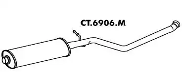 SILENC INTERM PEUGEOT PARTNER 1.6 00/ CITROEN BERLINGO 1.8