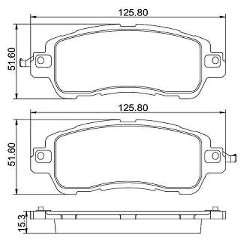 PASTILHA FREIO DIANTEIRA NISSAN KICKS 1.6 16V 2016/