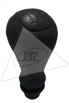 MANOPLA ALAVANCA CAMBIO PEUGEOT 206 CINZA ESCURO