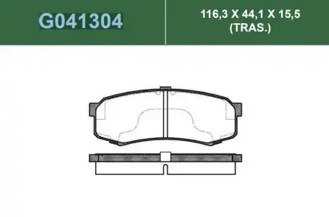 PASTILHA FREIO TRASEIRA TOYOTA HILUX SW4 2.4 2.8 3.4 V6 1996