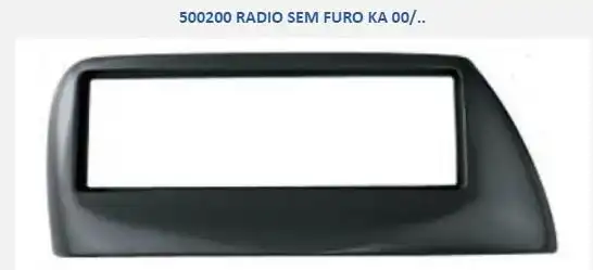 MOLDURA RADIO KA 00/ PRETO S/FURO