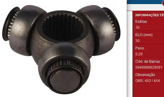 TRIZETA CORCEL II 82/  (C/ROLETE)