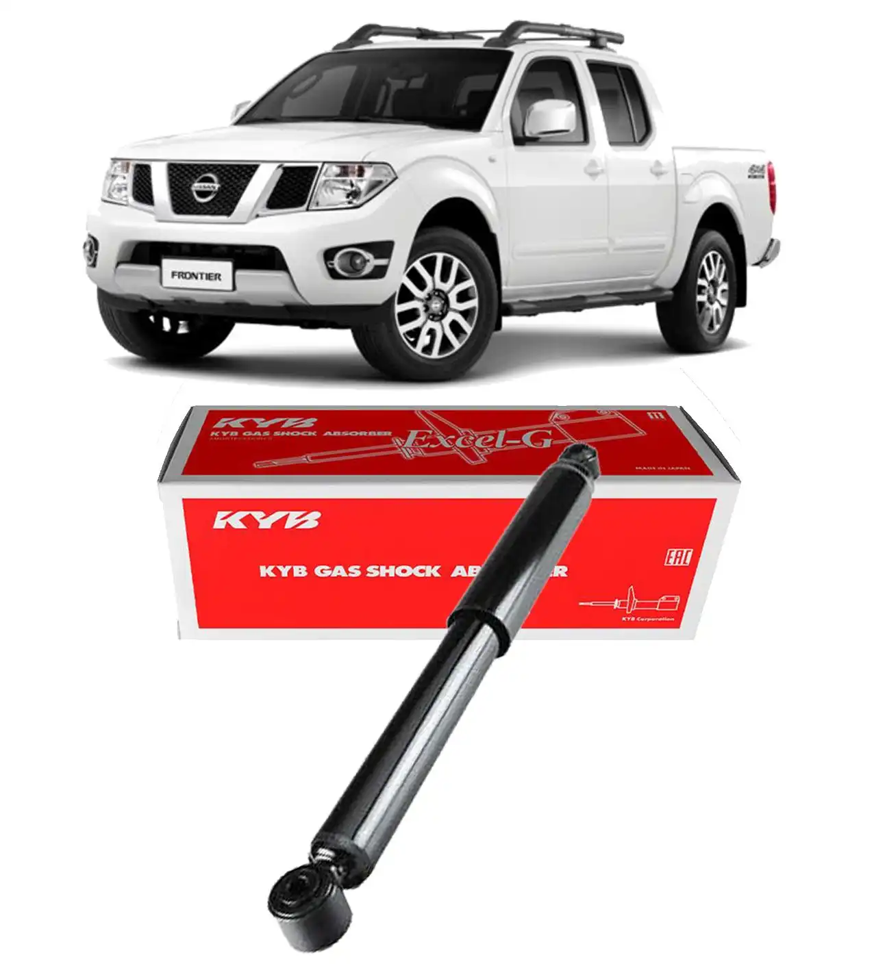AMORTECEDOR TRASEIRO NISSAN FRONTIER 2008 A 2016 4X2 4X4