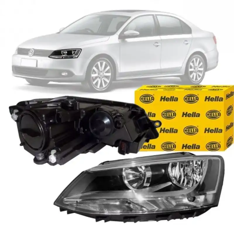 FAROL JETTA 2010 A 2017 DIREITO MASCARA NEGRA