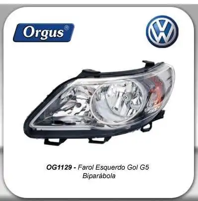 FAROL GOL GV 09/ ESQ (DUPLO) CROMADO