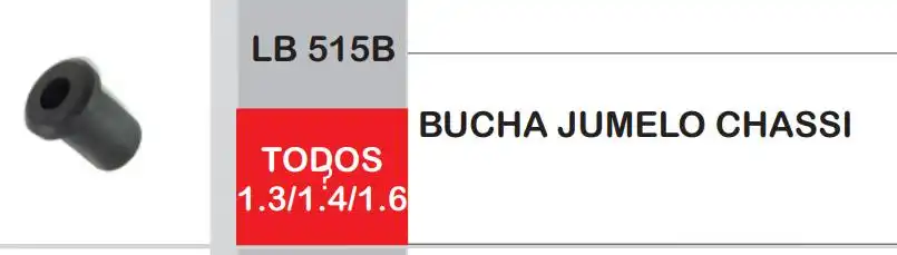 BUCHA FEIXE MOLA TRAS FIAT FIORINO 85/11 (ALGEMA) JUMELO PTE