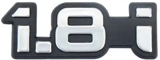 EMBLEMA 1.8 I FORD 93/98 CROMADO